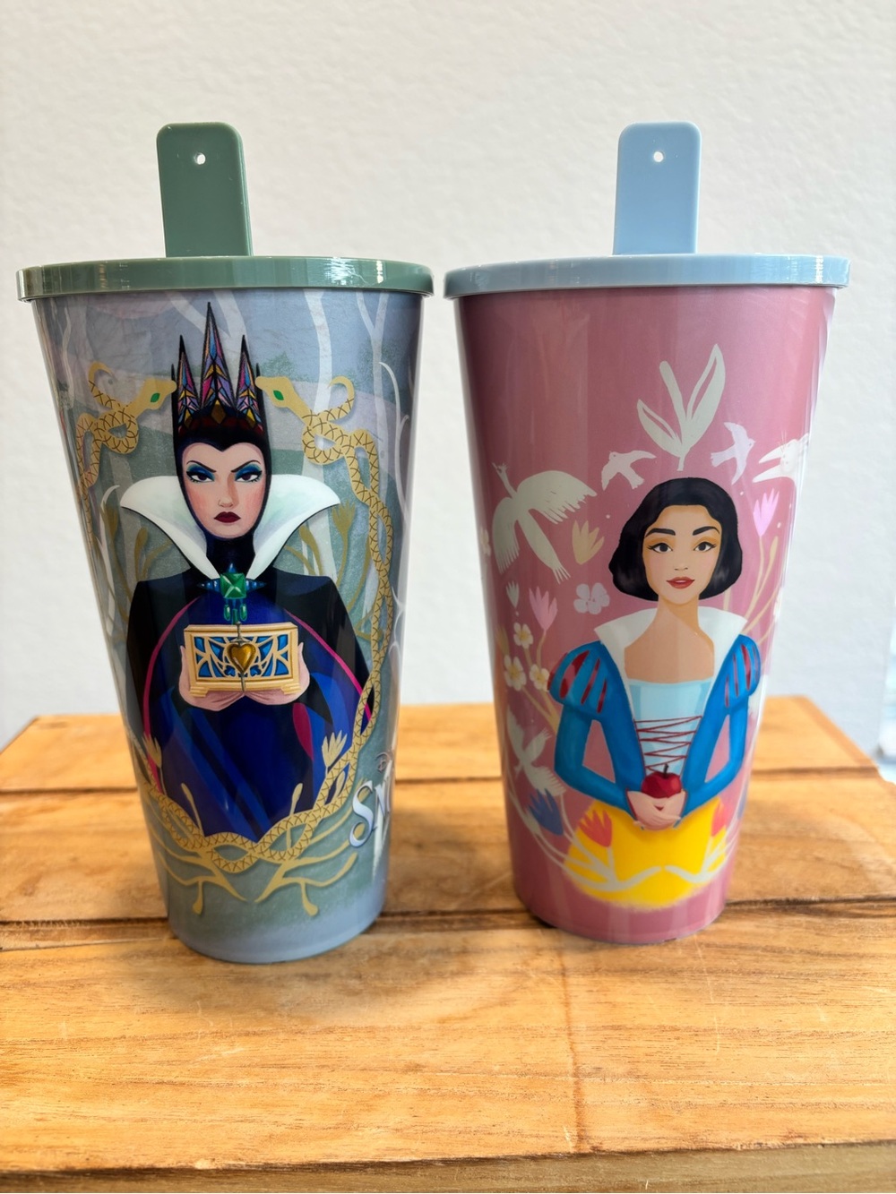 Disney Snow White 2025 Live-Action AMC Exclusive Collectible Tumbler #1 & #2 Set